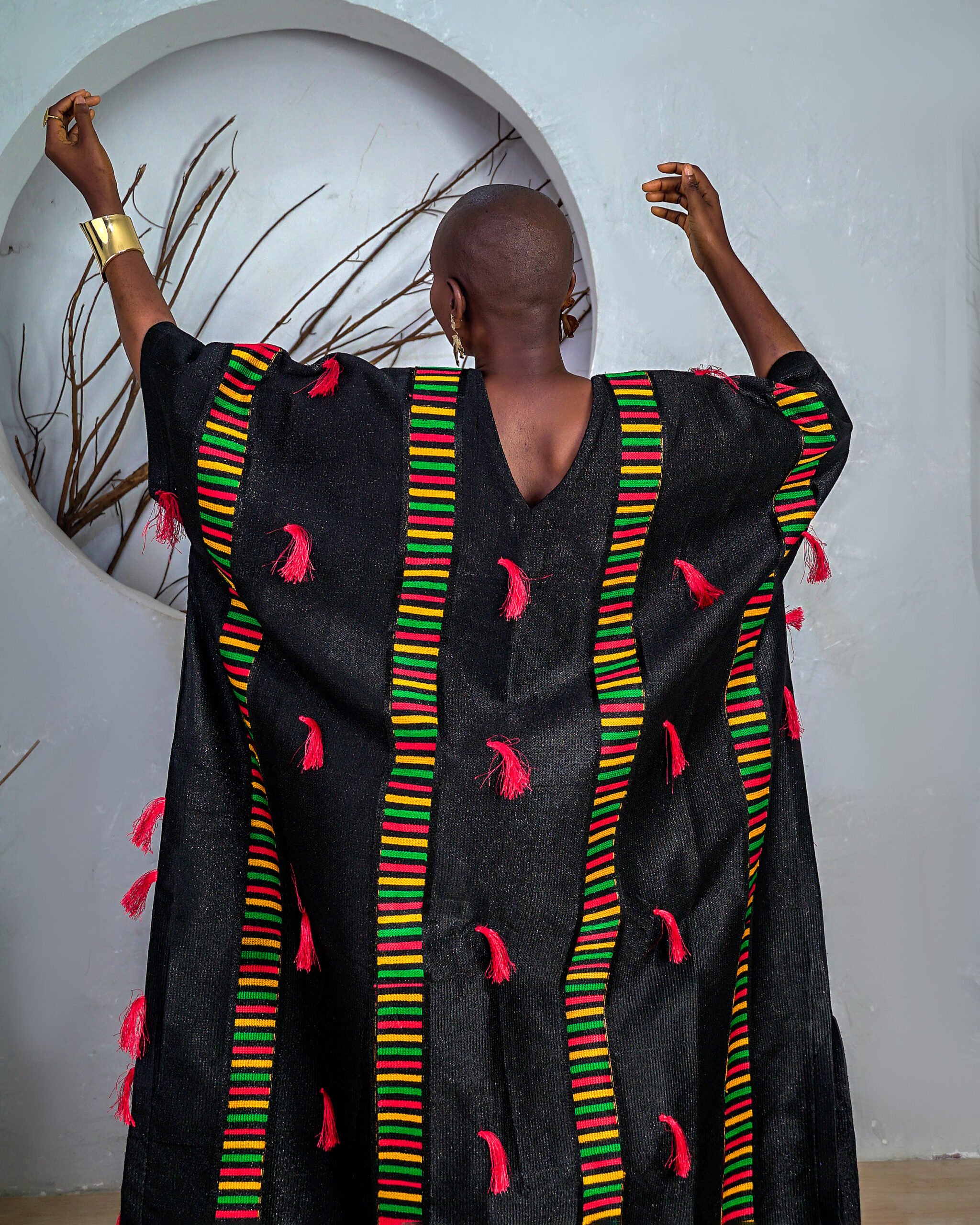 MIDNIGHT TASSEL KAFTAN - Image 2