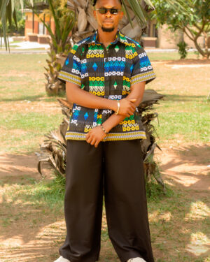 MULTICOLORED PRIME SHIRT + LINEN PANT