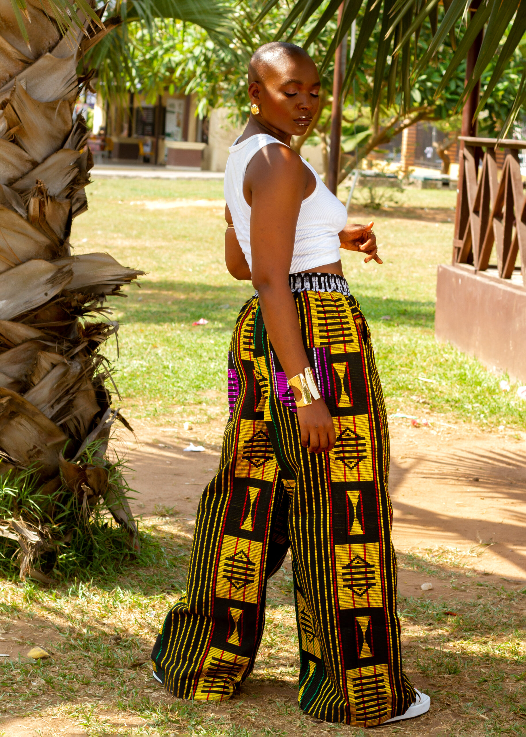 AURA PANT (MUSTARD) - Image 3