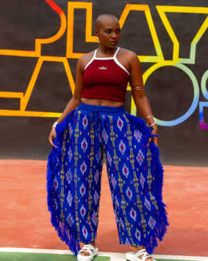 NANYA BARREL PANT (BLUE)
