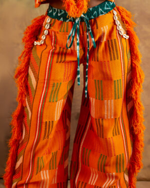 NANYA STRAIGHT PANTS — BURNT ORANGE