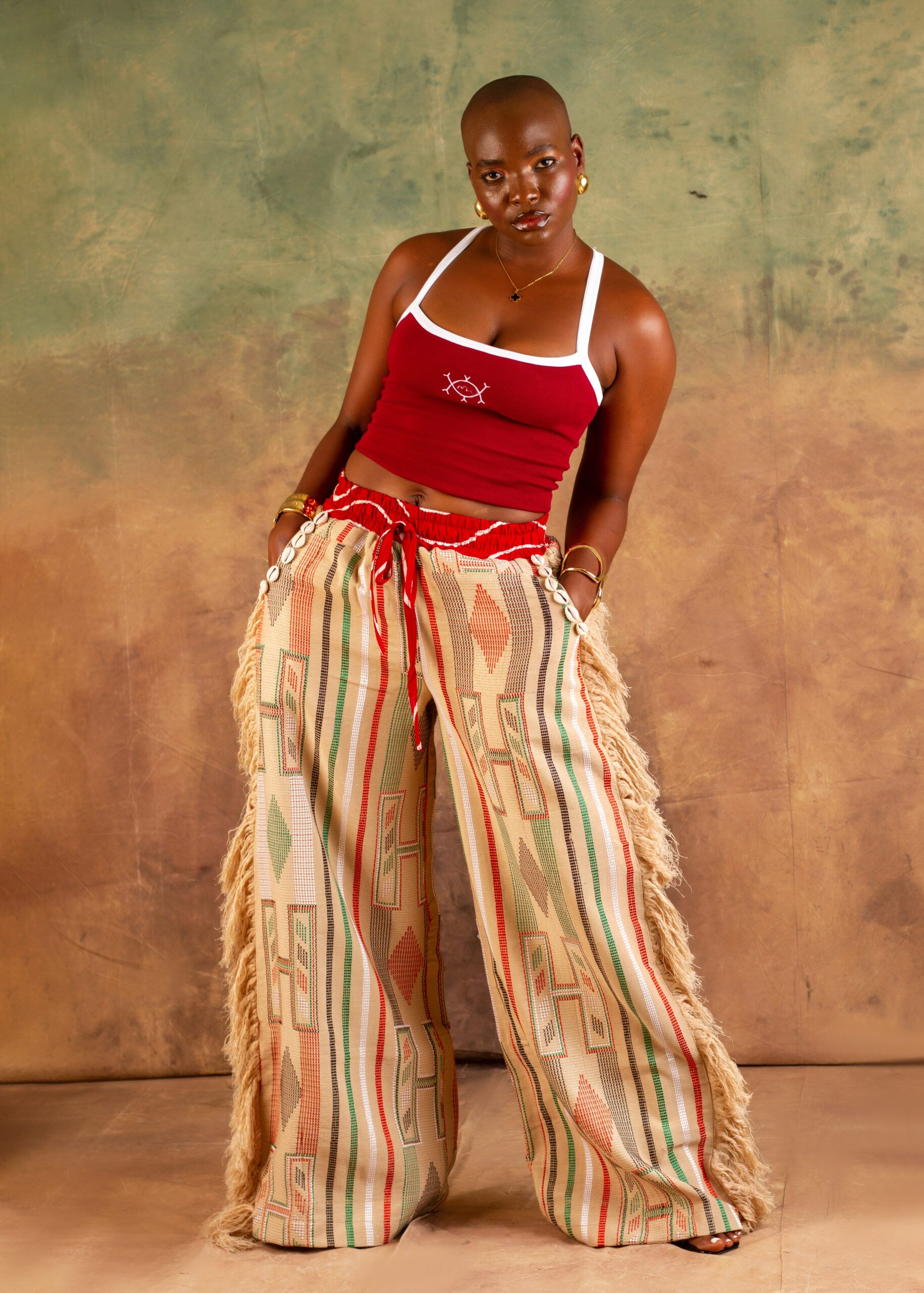 NANYA STRAIGHT PANTS — WHEAT