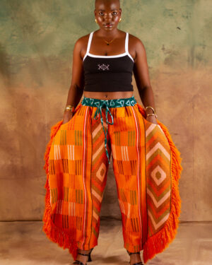 NANYA BARREL PANTS — BURNT ORANGE