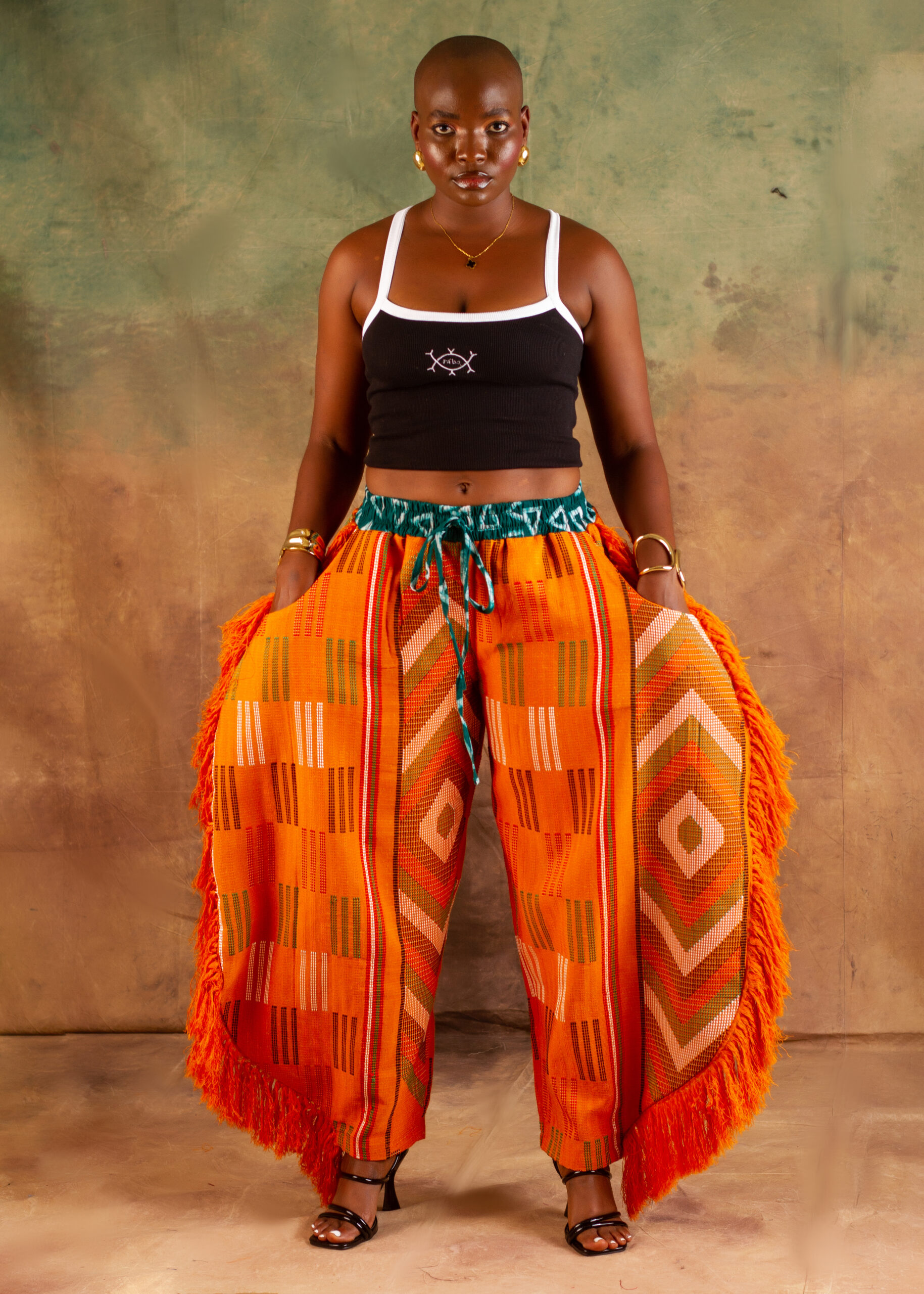 NANYA BARREL PANTS — BURNT ORANGE