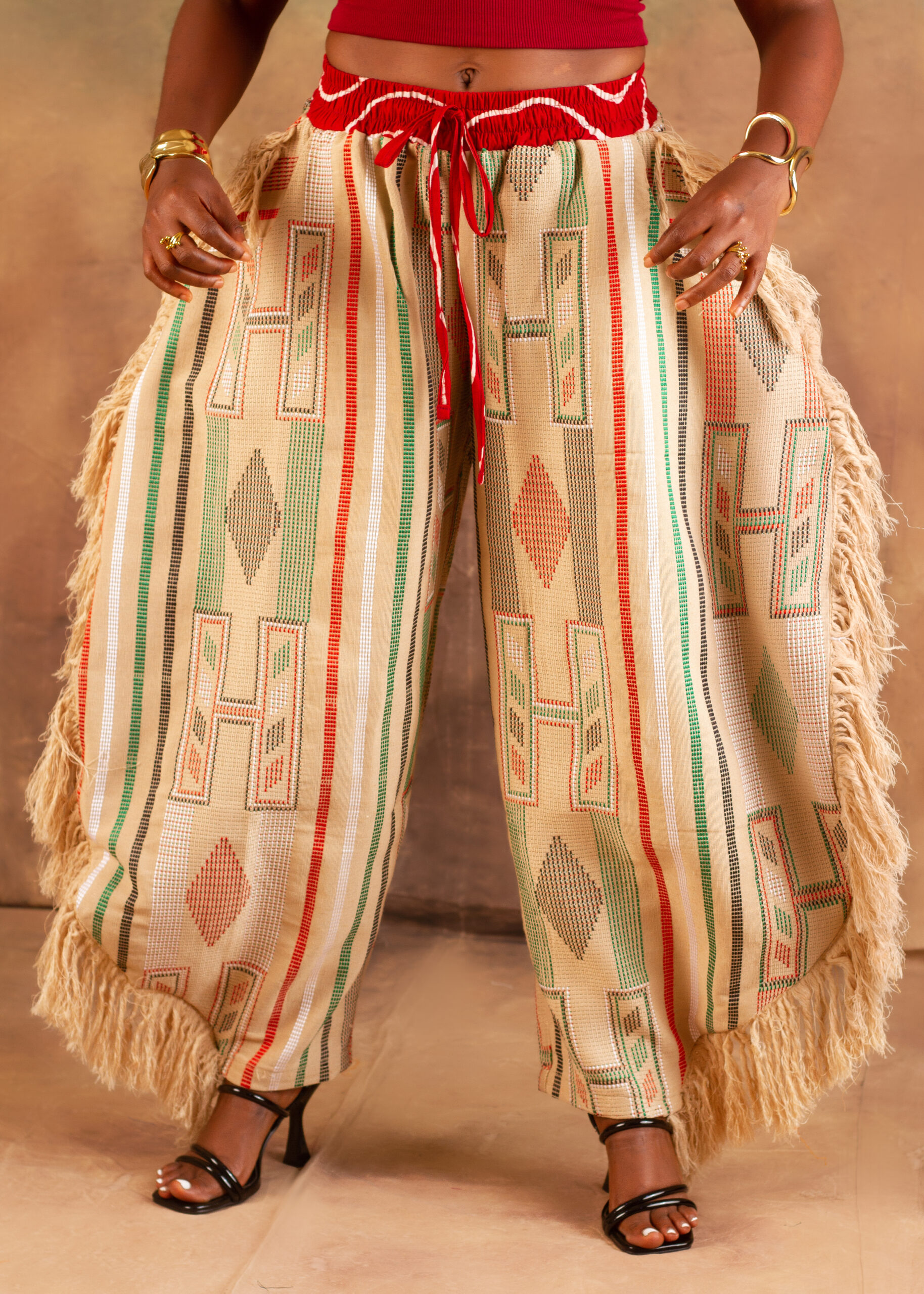 NANYA BARREL PANTS — WHEAT