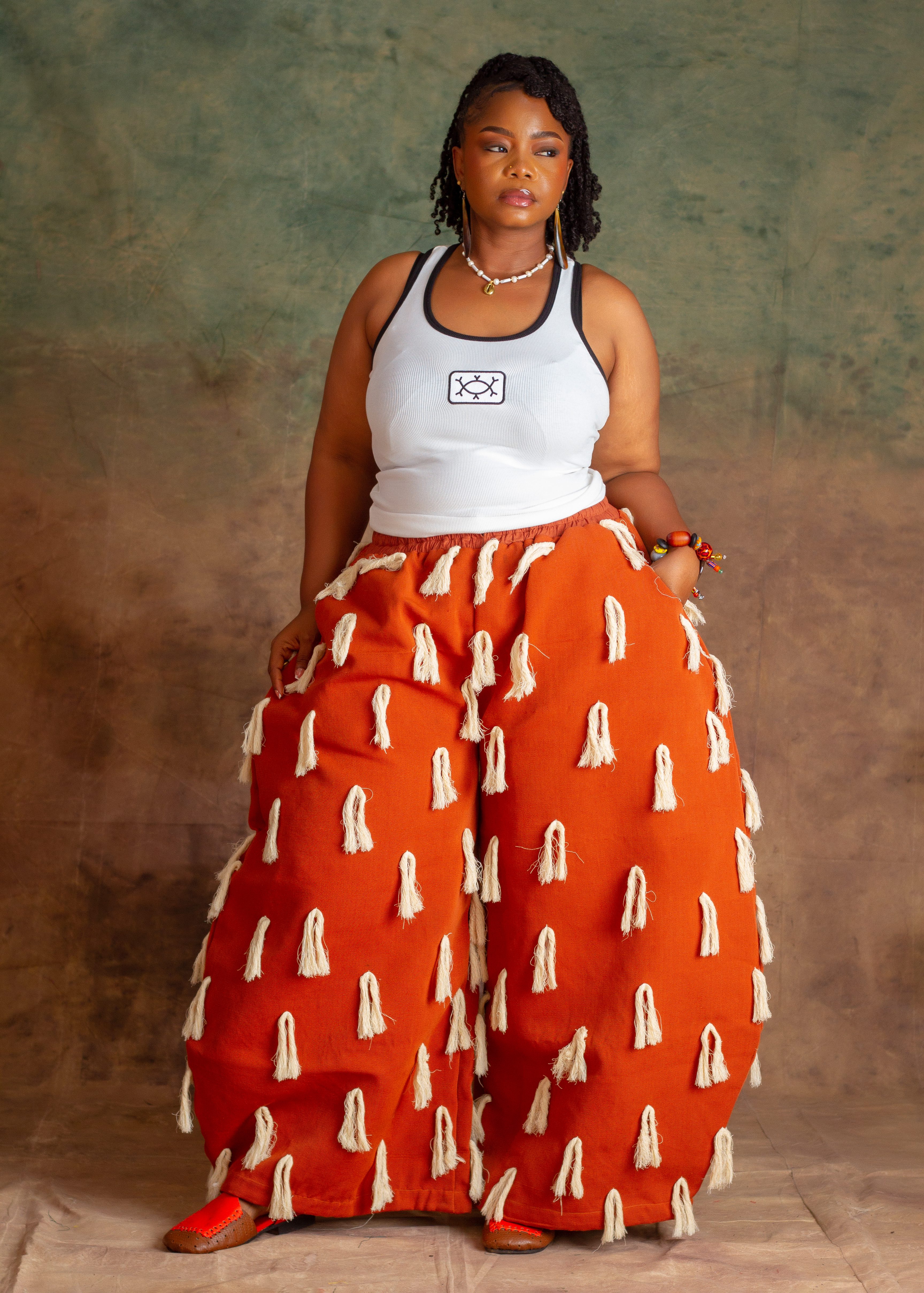 KOKO BARREL PANTS – BURNT ORANGE